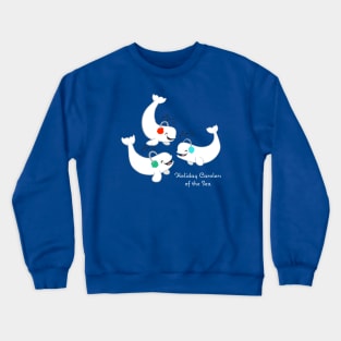 Holiday Carolers of the Sea (Belugas) Crewneck Sweatshirt